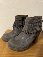 * art Stiefeletten mit Fransen, Gr. 38, neuw.