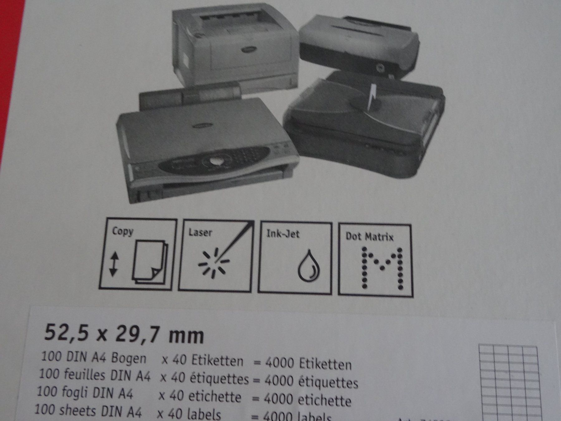 Sticker: Selbstklebe-Etiketten – Nuovo (secondo la descrizione) da Winterthur venduto da valbella7 1
