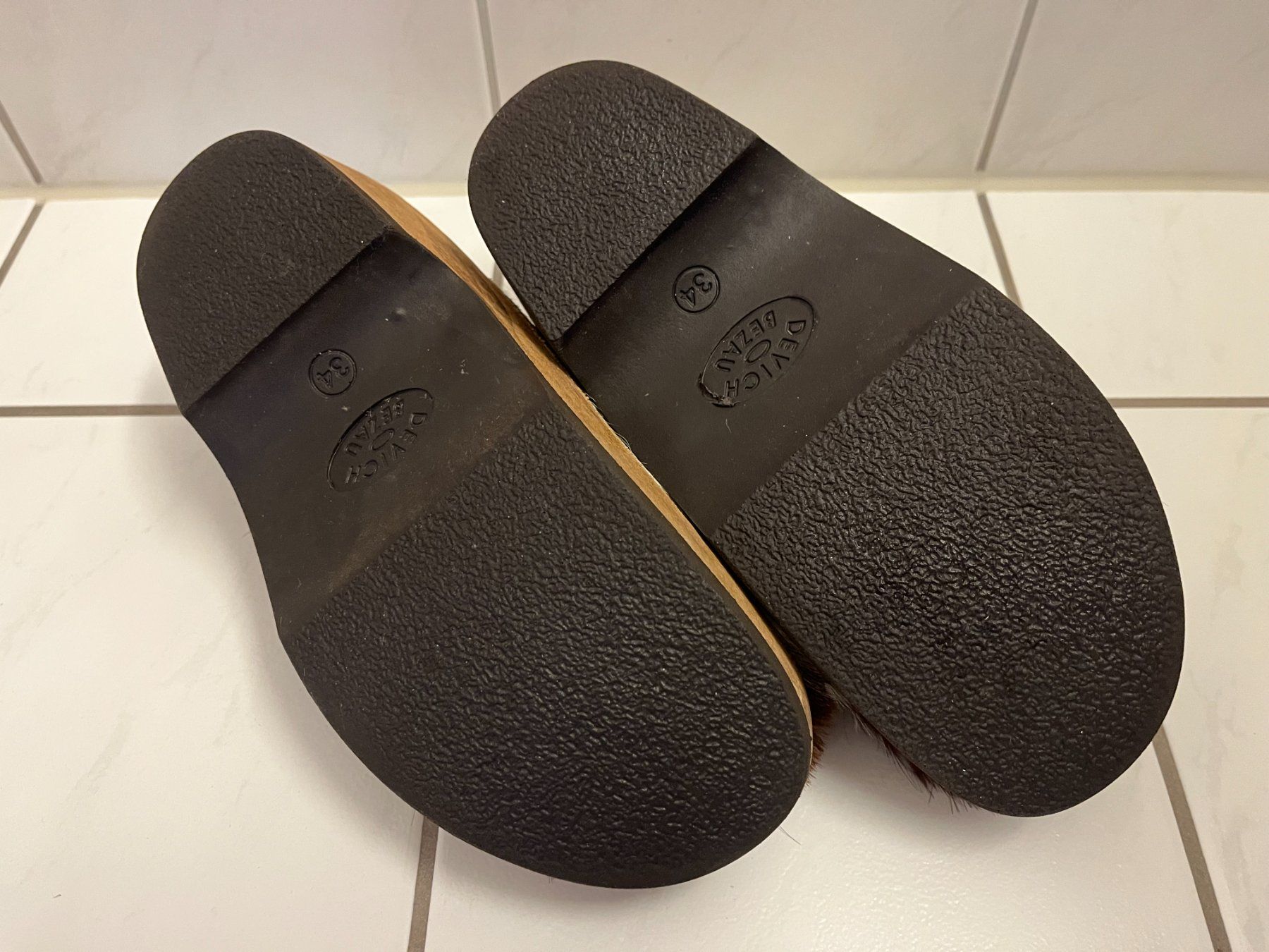 Scarpe da uomo: Holzschuh in Rindfell, Grösse 34 – Nuovo (secondo la descrizione) da Wattwil venduto da Baschi77 3