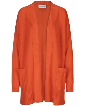 Herzensangelegenheit lange Jacke 30 % Cashmere orange Gr 40