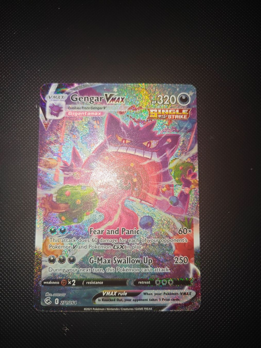 Pokémon Carte collezionabili: Gengar Vmax FST 271 – Nuovo (secondo la descrizione) da Lausanne venduto da G0b3l3t