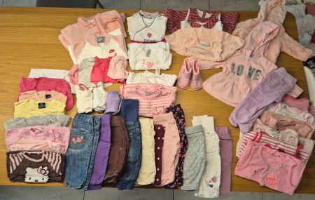 Kleider Paket Mädchen 3, 49 Teile, Winter, Grösse 62