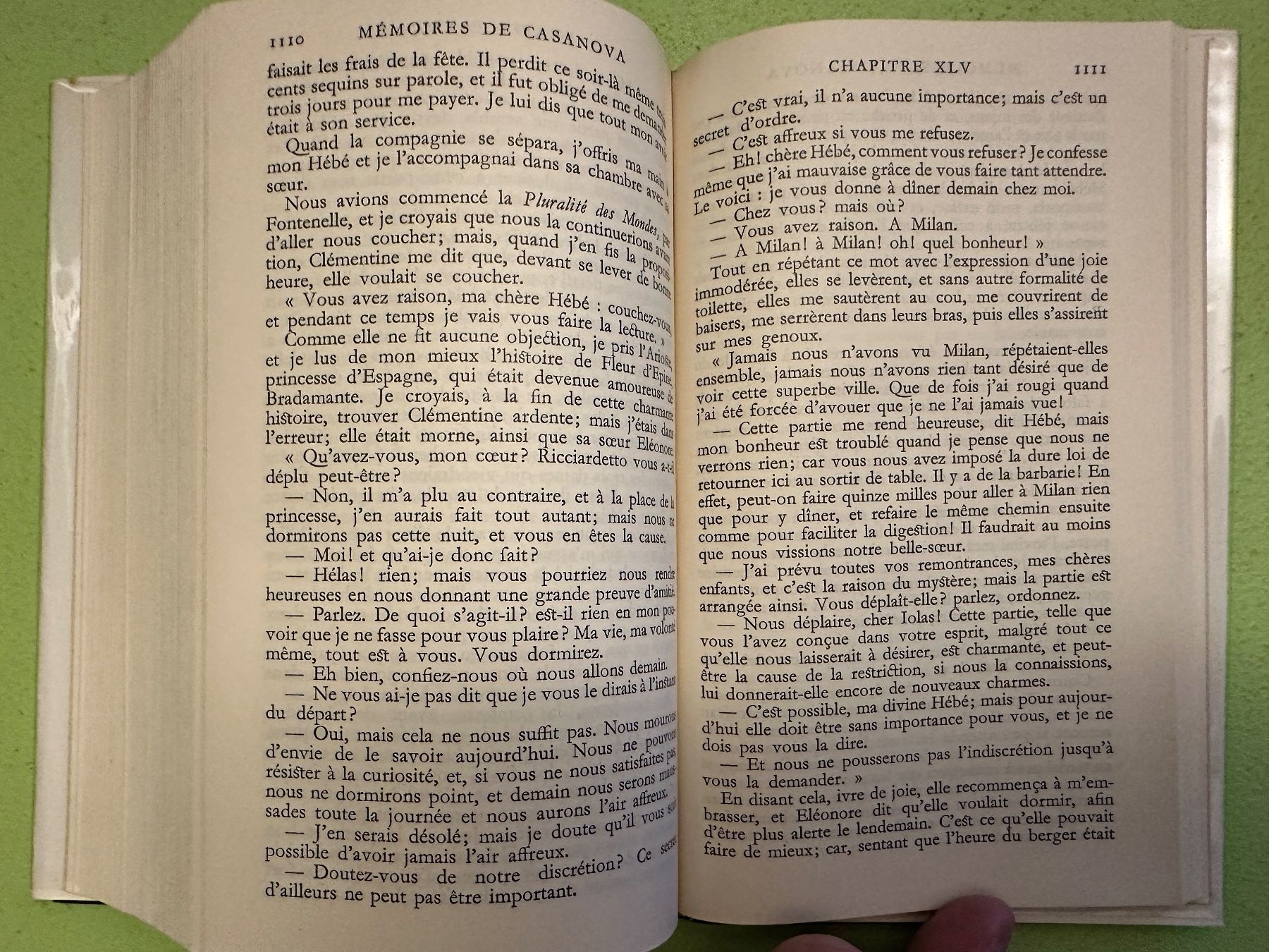 Libri: Casanova: Mémoires II. – Usato da Zürich venduto da allp 7