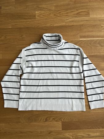 Gestreifter Rollkragenpullover Gr. M von Mango