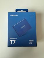 NEU & OVP: Samsung Portable SSD T7 2000 GB (2 TB) Indigo Blu