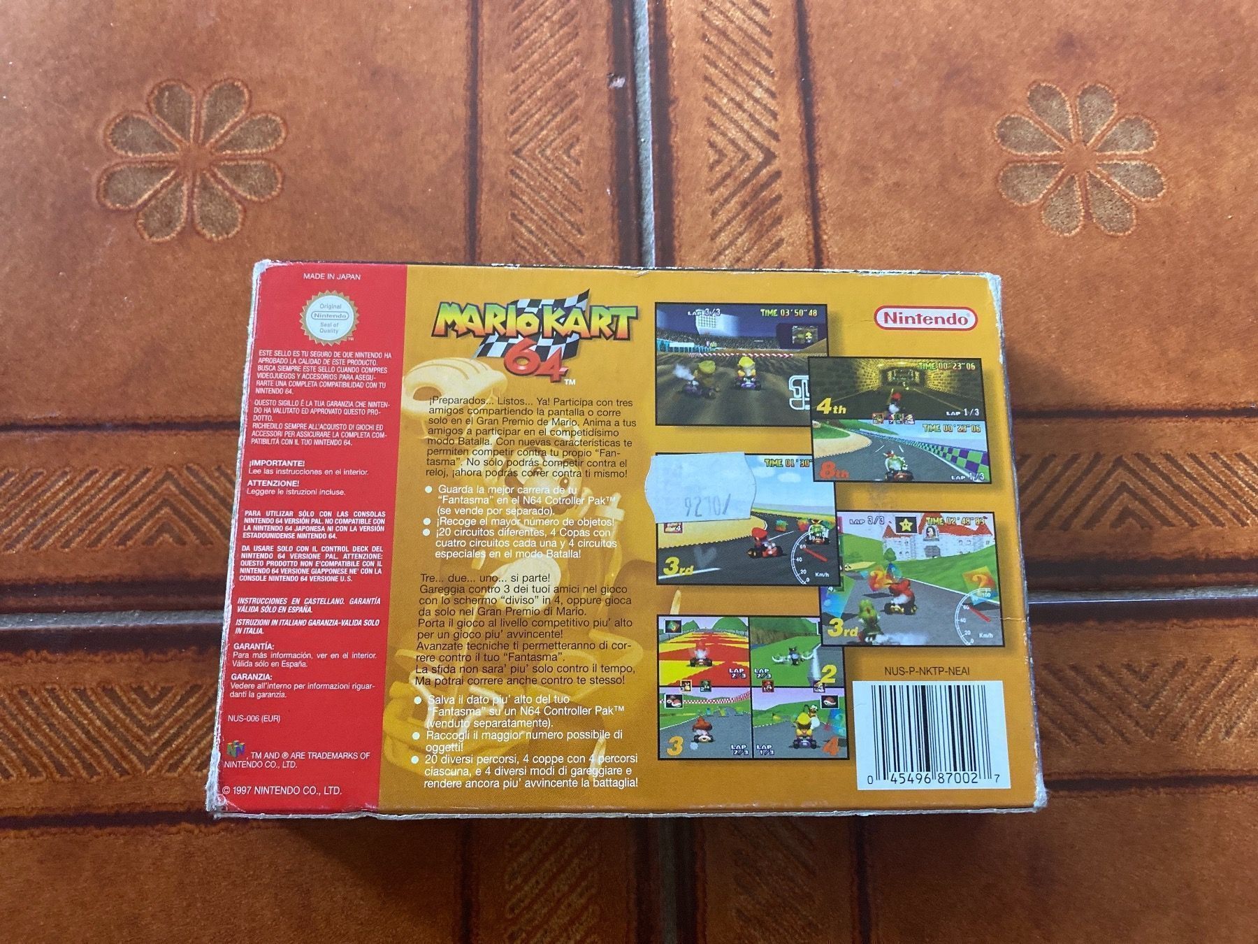 Nintendo Spiele: Mario Kart N64 Original Nintendo Complet – Gebraucht aus Lausanne von sauvezretrogames 1