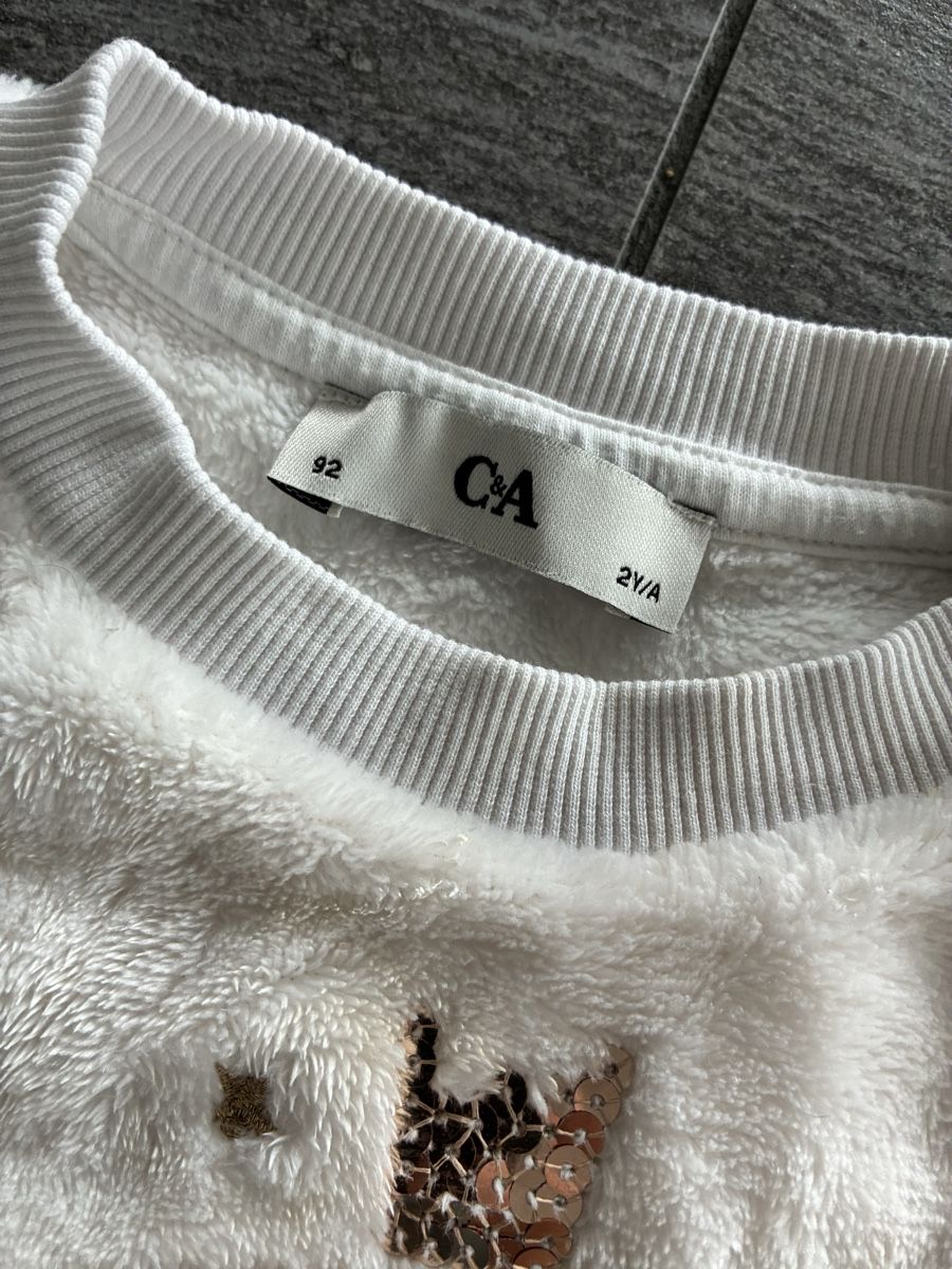 C&A Maglioni & Felpe: Winterlicher C&A Pullover mit Eule, Grösse 92 top! – Usato da Muhen venduto da Sally203 1
