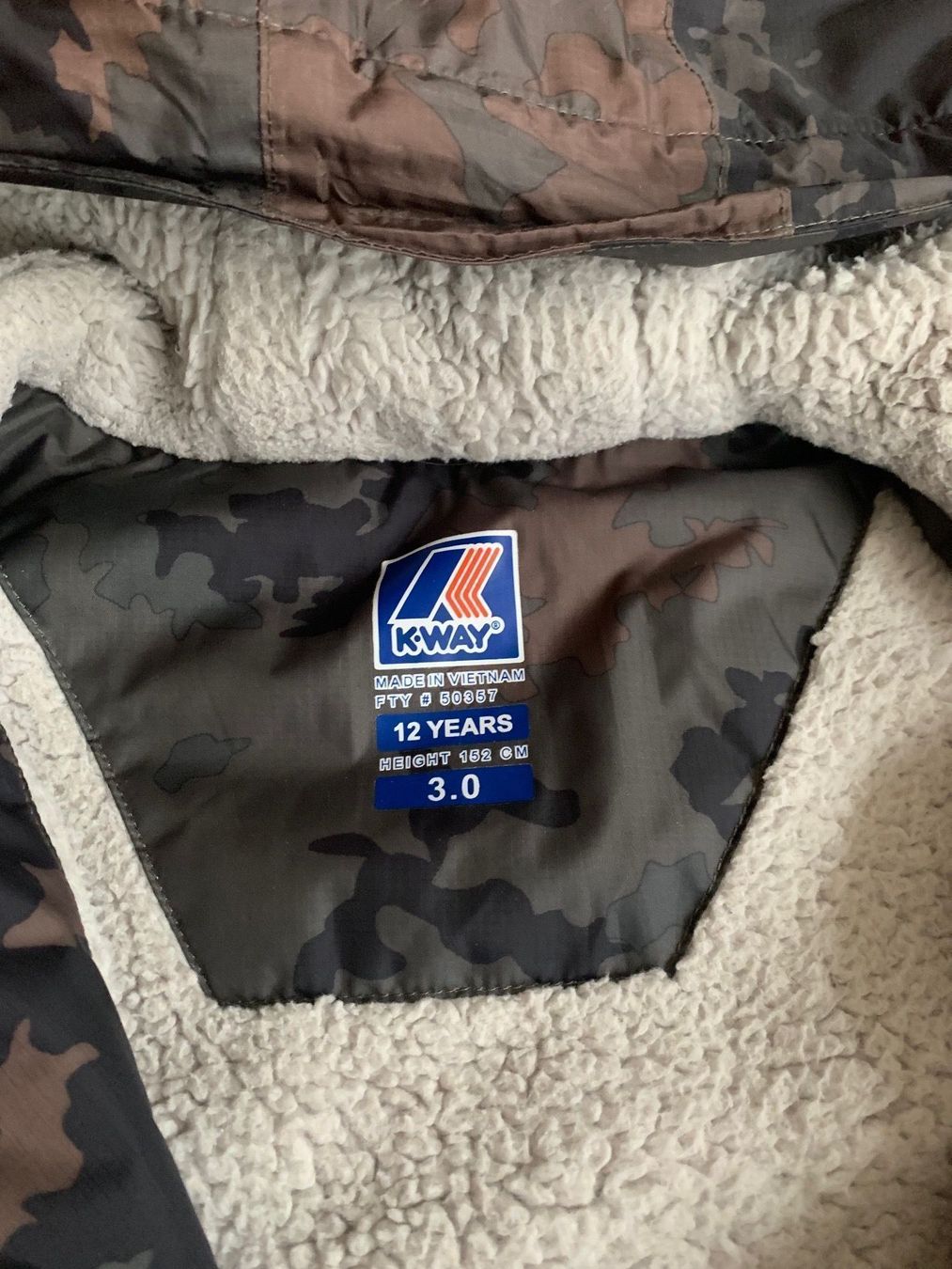 Giacche & Cappotti: K-Way Jacke mit Teddyfell – Usato da Rüschlikon venduto da Joma80 4