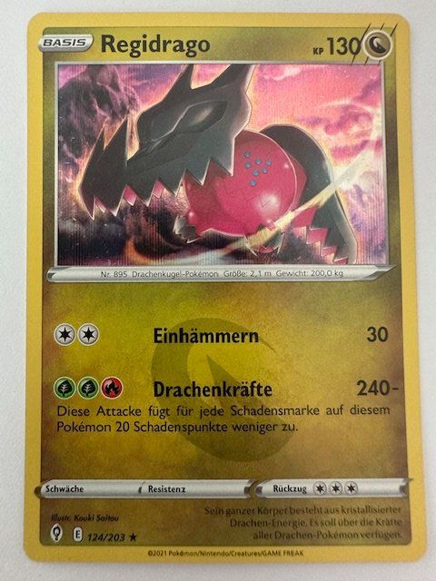 Pokémon Carte collezionabili: Regidrago - Reverse Holo - Pokemon – Nuovo (secondo la descrizione) da Nussbaumen AG venduto da Pika-Shop