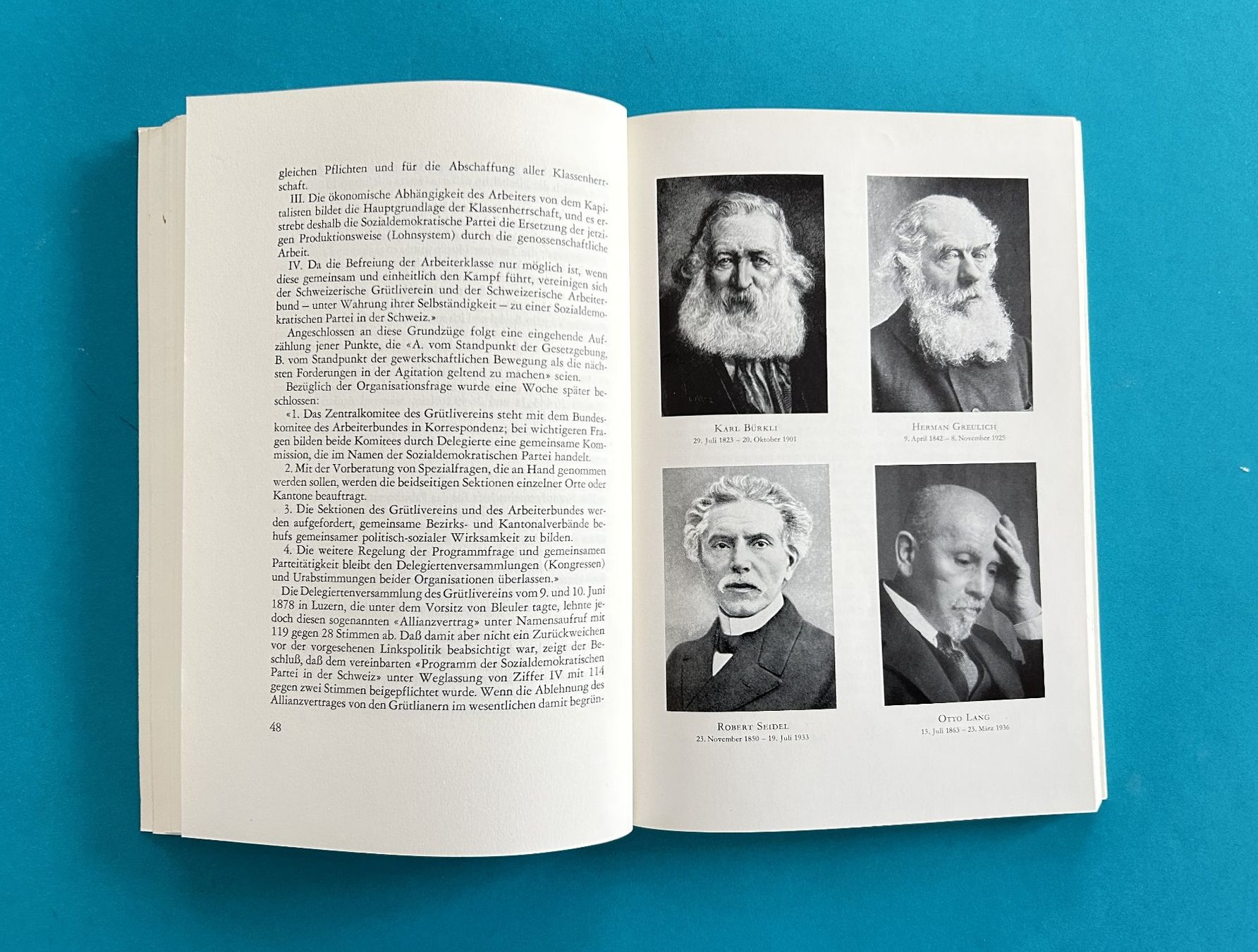 Bücher: ZÜRCHERISCHE ARBEITERBEWEGUNG 1950 – Gebraucht aus Zürich von Domus09 3