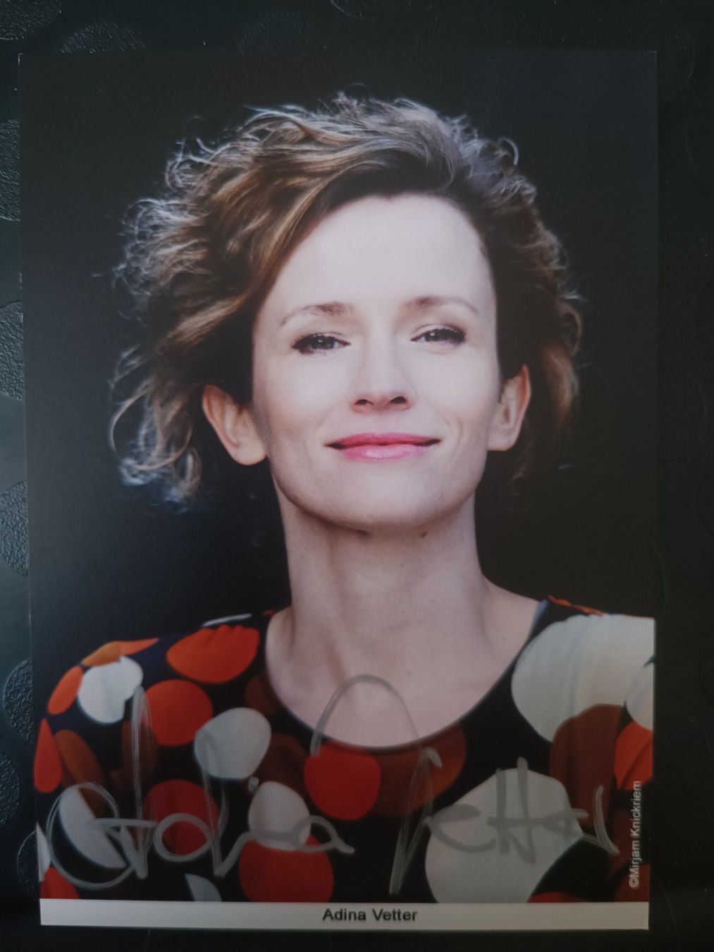 Autografi: Adina Vetter - handsigniert – Usato da Menziken venduto da Artographs