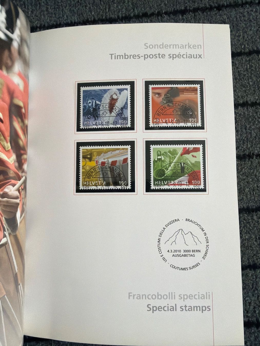 Album: Schweizer Briefmarken Jahrbuch 2010 - Gestempelt – Usato da Wangen SZ venduto da Bendra 1