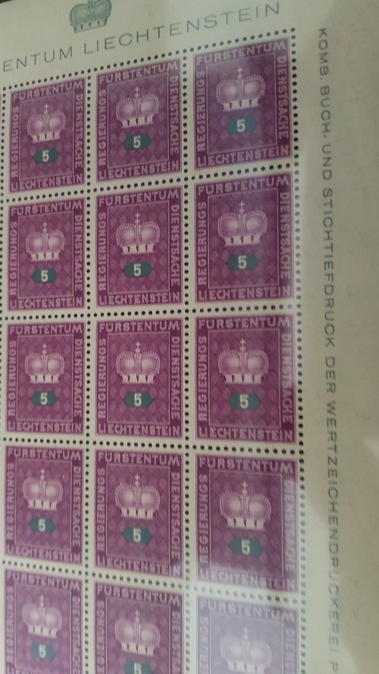 Tutti i francobolli: FL ganzer Bogen - Postfrisch - Stahlstich - 1950  /  367 – Nuovo (secondo la descrizione) da Rümlang venduto da coh_87ww 3