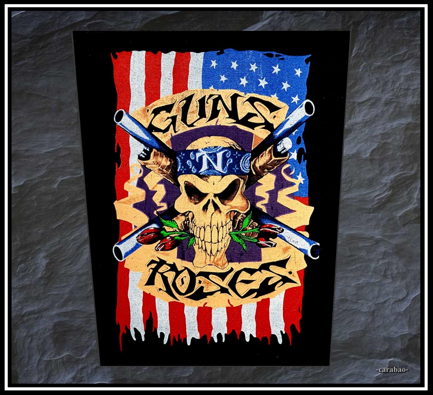 Toppe: Rücken-Aufnäher Guns N' Roses / Original Back Patch – Nuovo (secondo la descrizione) da Winterthur venduto da --carabao-- 2