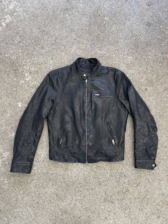 Emporio Armani Leather Jacket, Made in Italy, 50 L