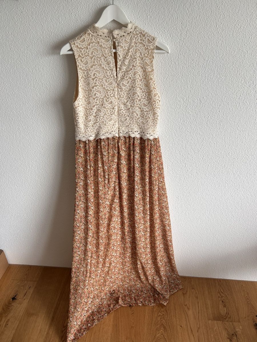Vestiti: Boho Maxikleid mit Spitze & Blumenmuster - Gr. L – Usato da Luzern venduto da Mgugli 1