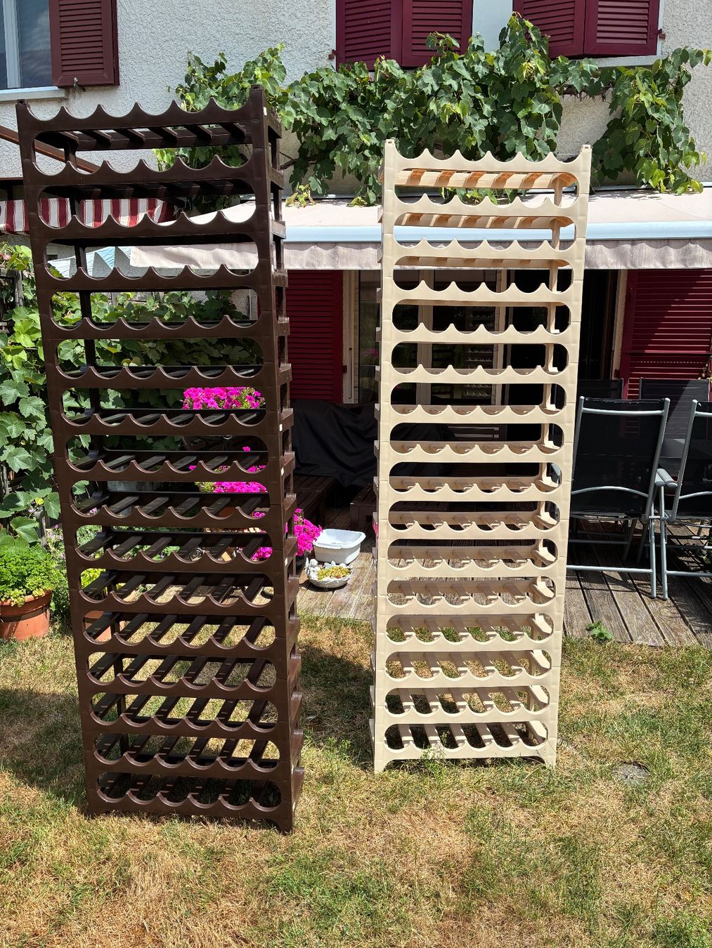 Scaffali: Stapelbare Weinregale aus Kunststoff – Usato da Burgdorf venduto da cla_7pfx
