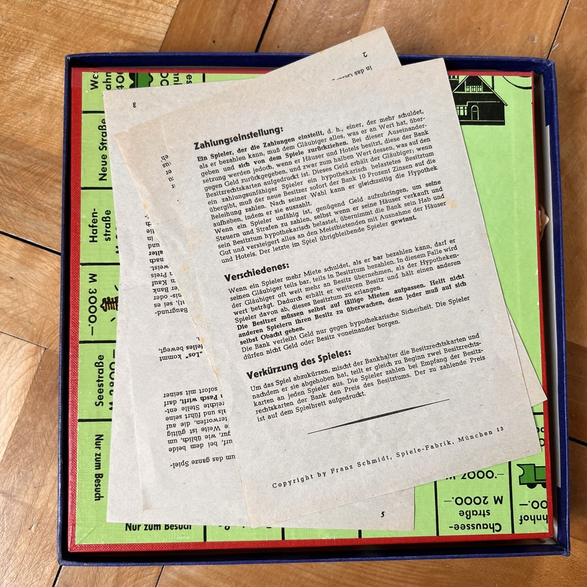 Spiele: Vintage Monopoly Silber DM Version von Schmidt Spiele-Fabrik – Gebraucht aus St. Gallen von el_Muro 1