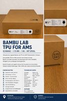 Bambu Lab TPU for AMS Schwarz 1.75mm 1kg Neu