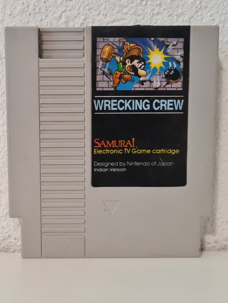 Nintendo Spiele: WRECKING CREW -SAMURAI TV Game / Indian Version Nintendo NES – Gebraucht aus Dübendorf von digital_bath 1