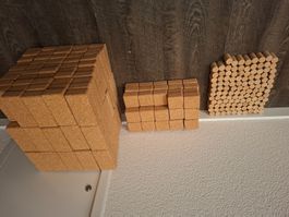 Korkbausteine zum Spielen oder Basteln