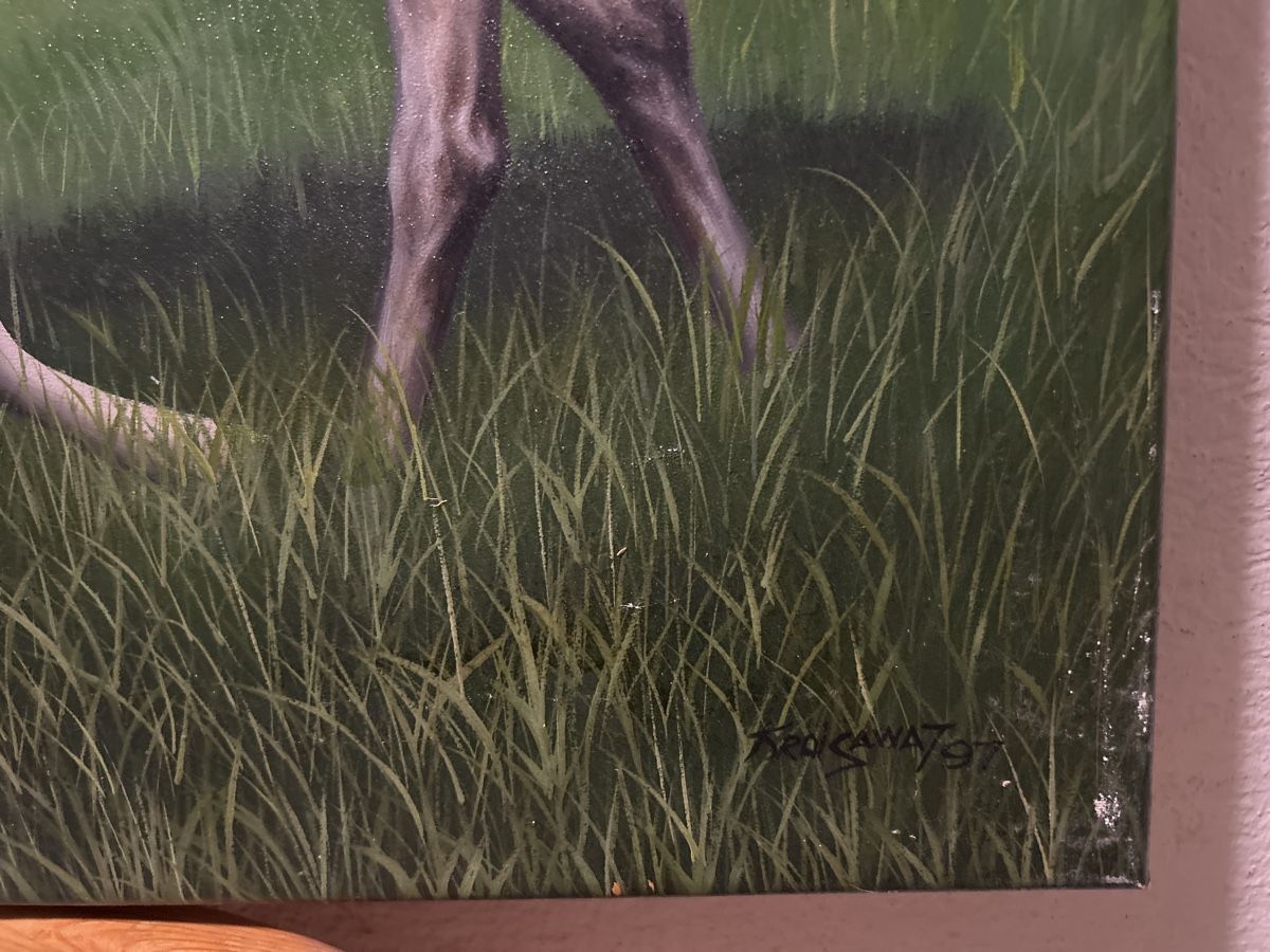 Tableaux: Ölgemälde "Pferde in der Natur"  1997 – D'occasion à Glarus par KunstWerkEr-LS87 2