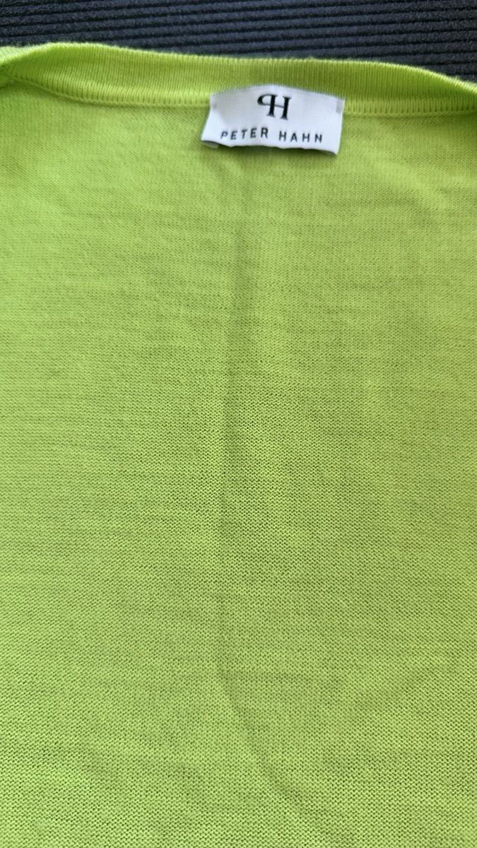 Peter Hahn Maglioni & Felpe: Pull Peter Hahn laine vierge vert lime taille 46  – Nuovo e nell'imballaggio originale da Vuippens venduto da ale_6gkb 5