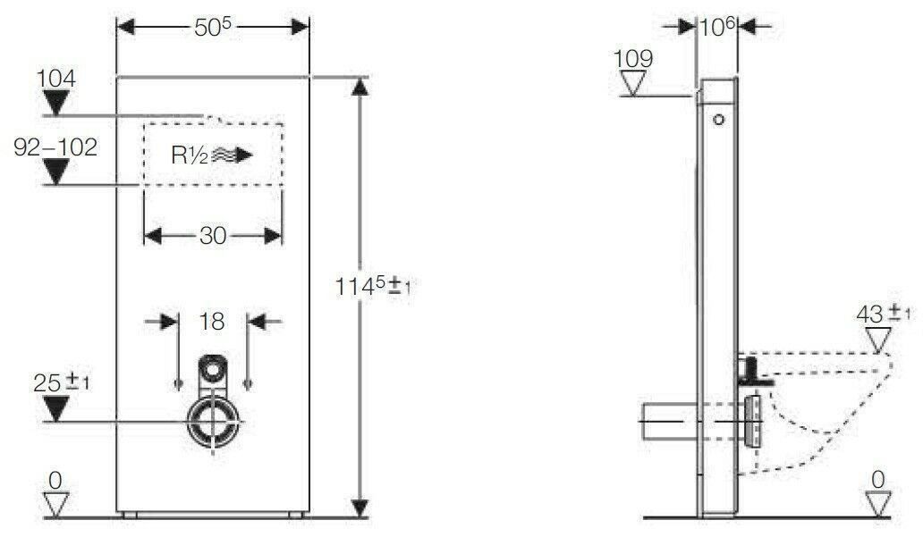 Altri accessori per il bagno: Sanitärmodul GEBERIT Monolith – Nuovo e nell'imballaggio originale da Bottighofen venduto da zaap 1