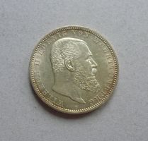 Würtemberg ++ 5 Mark 1913 F, gute Erhaltung