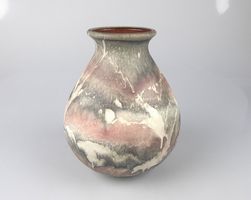 RUSCHA Art Vase Keramik Modell 861 – 1970er Fat Lava Vintage