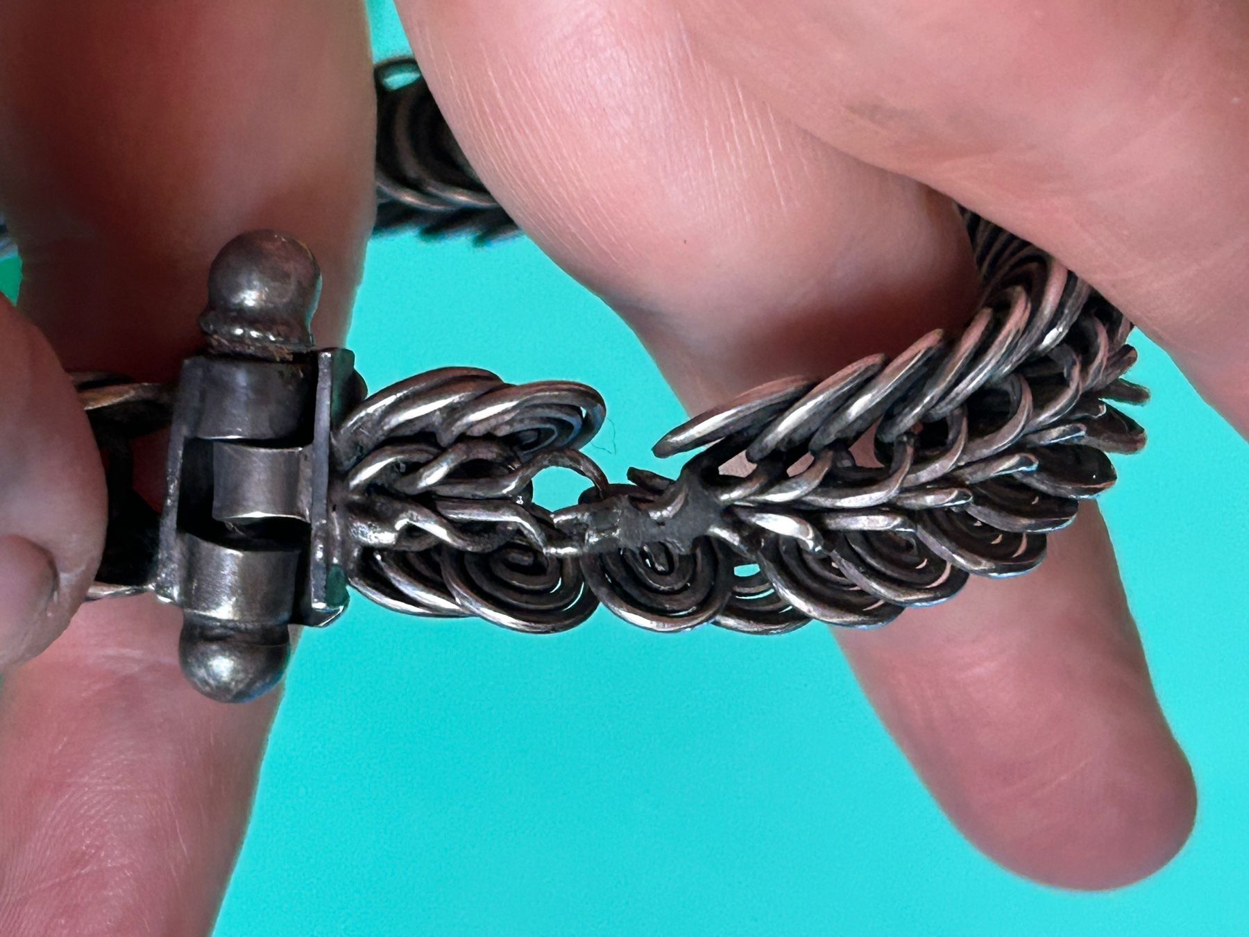 Armbänder & -reifen: Antikes Silber Armband Vintage Indien – Defekt aus Dittingen von Bellevista 8