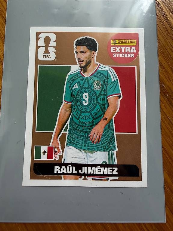Panini Carte collezionabili: Extra styckers RAÚL JIMÉNEZ bronze – Usato da Pully venduto da mel_p2cq