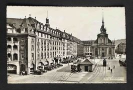 AK Bern Bahnhofplatz Berne Place de la Gare