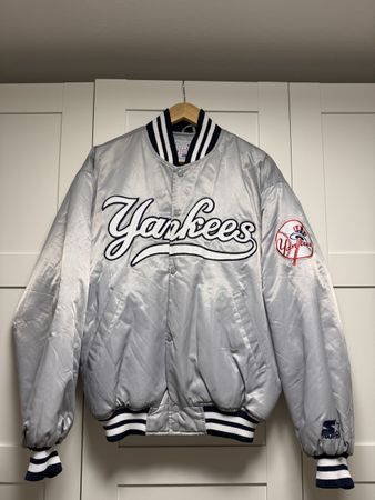 Baseball Jacke Starter New York Yankees grau Grösse M