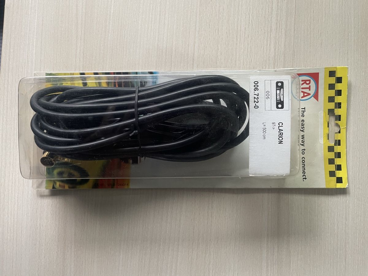 Radio: Clarion Câble CHARGEUR CD Câble rallonge CeNET Clarion 5m – Nuovo e nell'imballaggio originale da Denges venduto da Ricautomotive 4
