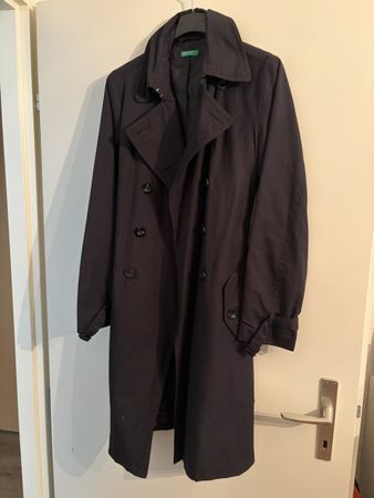 Trenchcoat United Colors of Benetton schwarz Grösse 42