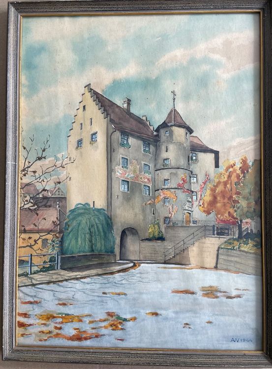 August Weber (18891957 )Aguarell Mischtechnik Kaufen auf Ricardo