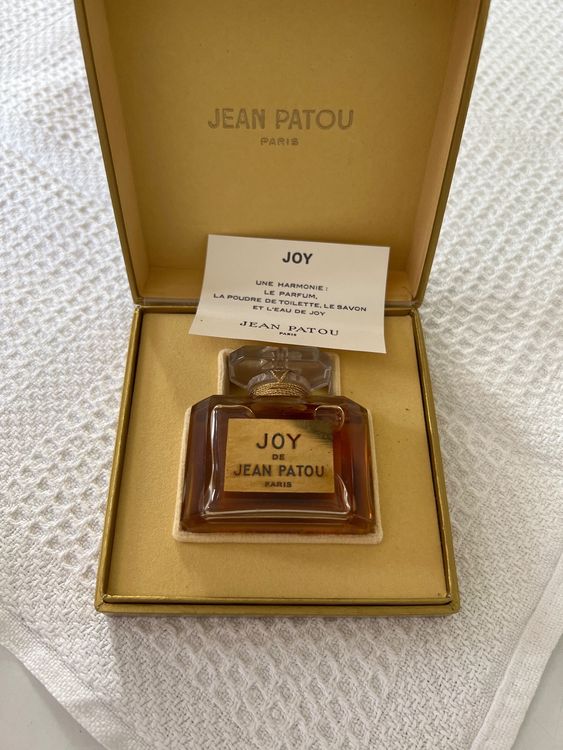 Flacon Vintage Vide Jean Patou - Eau De Parfum Femme - Environ 15x6x3 Cm - Occasion