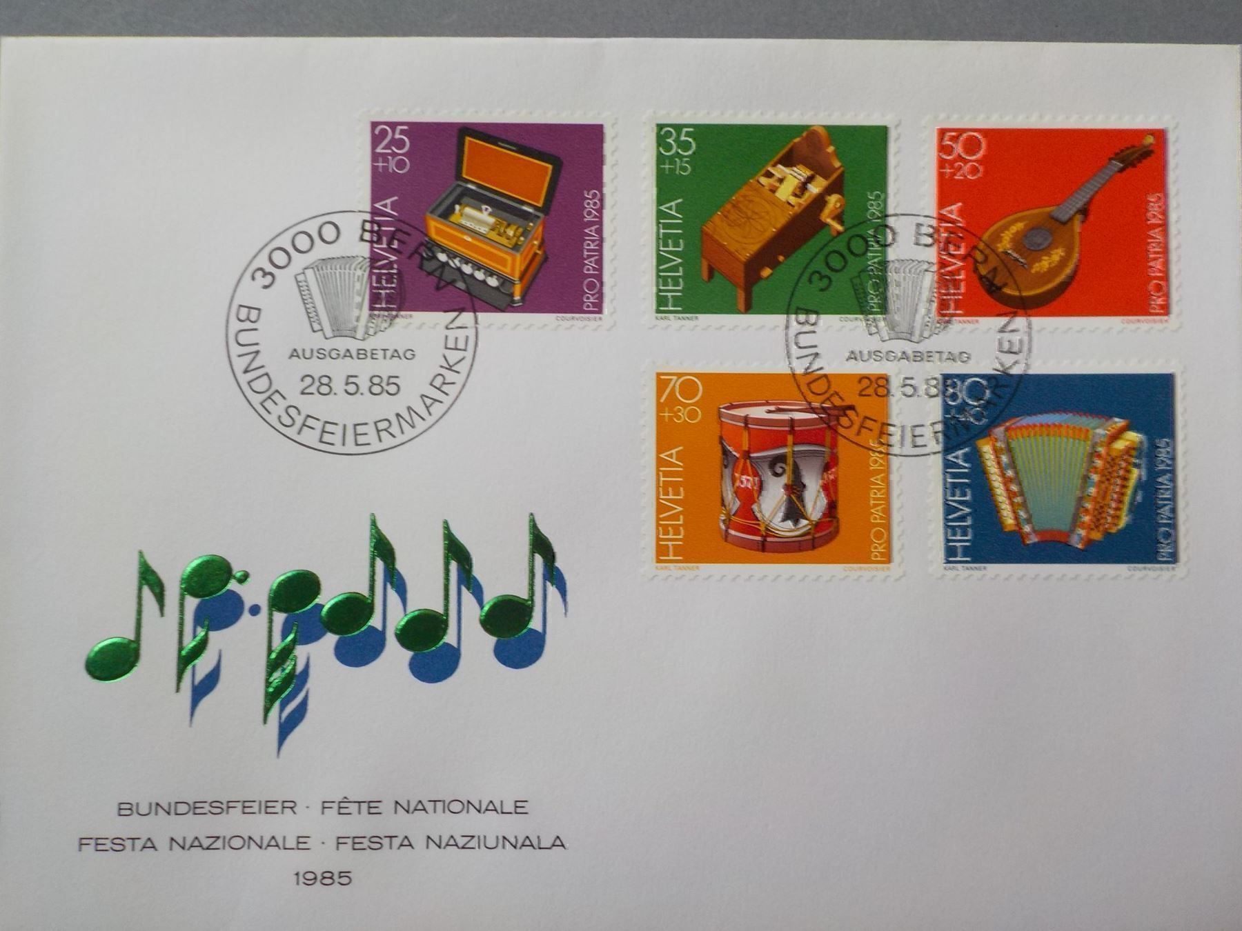 Tutti i francobolli: 1985, FDC, Pro Patria, Serie – Nuovo (secondo la descrizione) da Muri b. Bern venduto da Ricardoverkauf