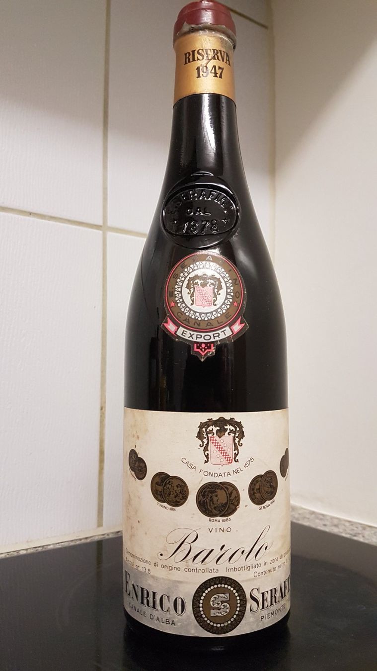 Vino: Barolo Enrico Serafino Riserva 1947 – Nuovo (secondo la descrizione) da Grenchen venduto da poggione