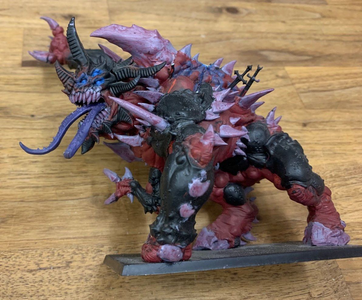 Statuette: Warhammer Fantasy Schlächterbestie des Chaos – Usato da Winterthur venduto da Compiorg