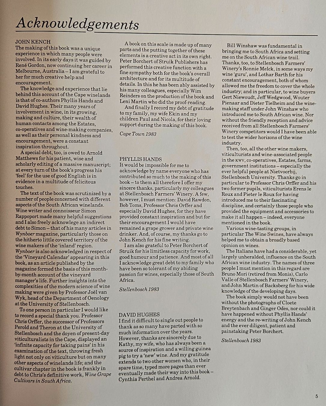 Libri: South African Wine (1983) – Usato da Küsnacht ZH venduto da scholli58 4