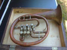 Blasinstrument, Trumpete? Horn? Drehventile, Musikinstrument