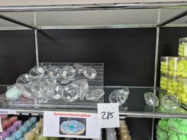 285 Posten Gläser für Schwimmkerzen aus Liq