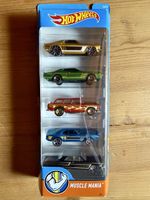 Hot Wheels Muscle Mania 5-Car Set 1:64 Scale