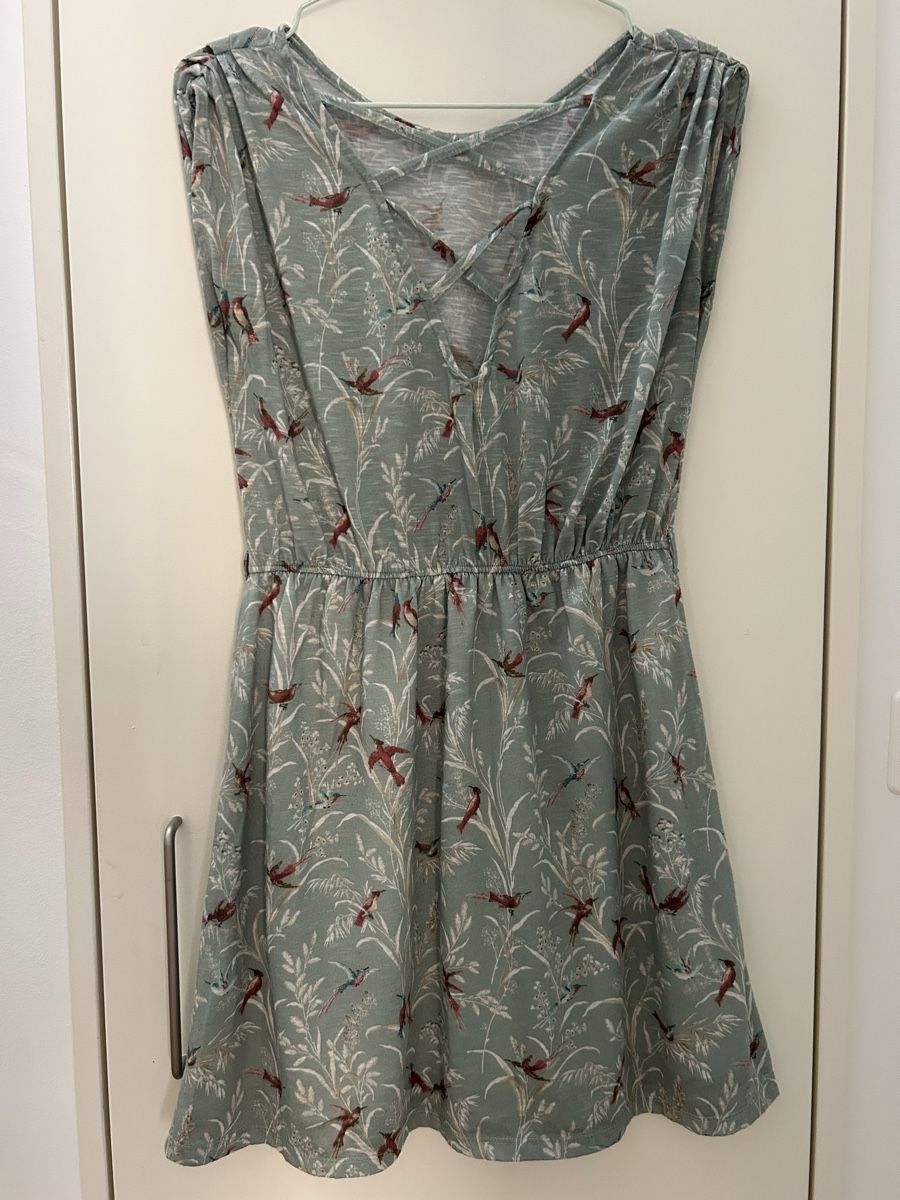 Pull&Bear Vestiti: Sommerkleid Pull&Bear Gr. S mit Vögeln – Usato da Winterthur venduto da turmalina15 1