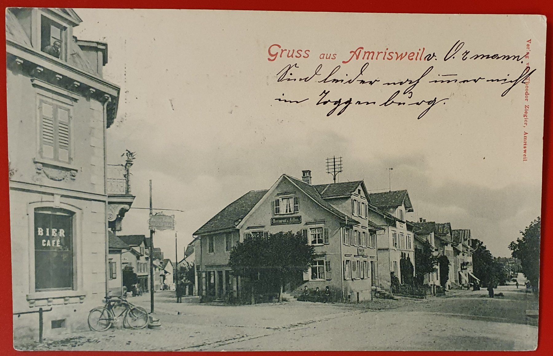 Ansichtskarten: Gruss aus Amriswil 1899 – Gebraucht aus Kreuzlingen von Rschweiz1