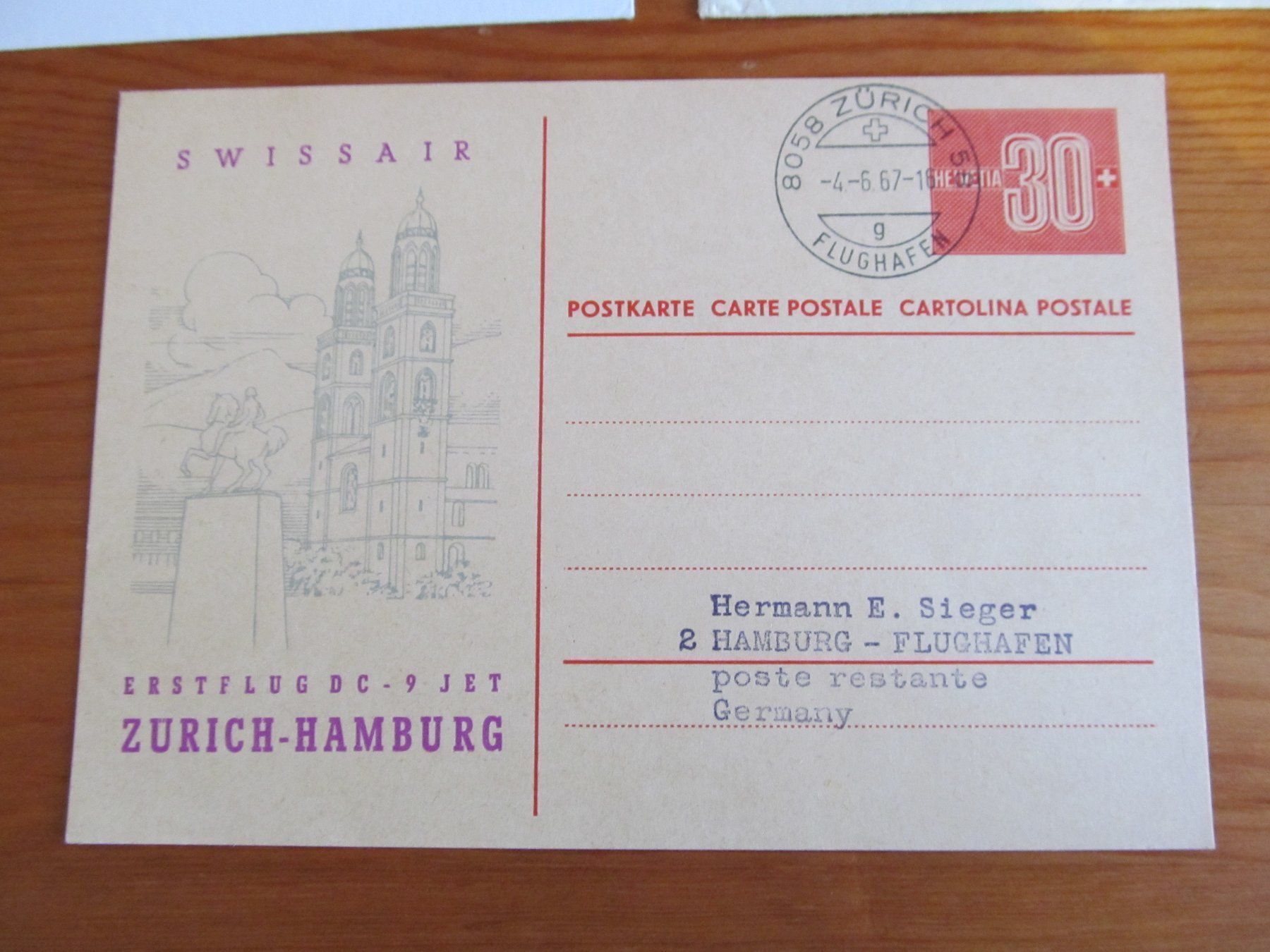 Tutti i francobolli: 1Lot(3Stck) FLUGPOST – Usato da Emmenbrücke venduto da Luzern1947 3