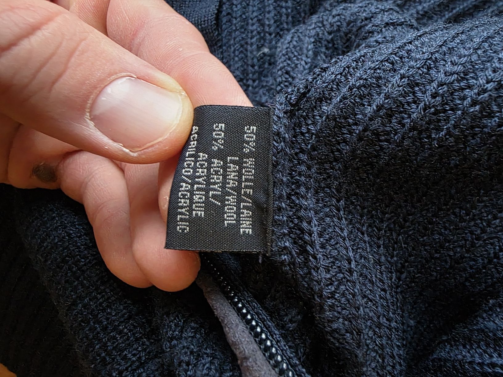 Parker Pullover & Sweatshirts: Blauer Wollenpullover S Warren & Parker – Gebraucht aus Zürich von ceviname 3