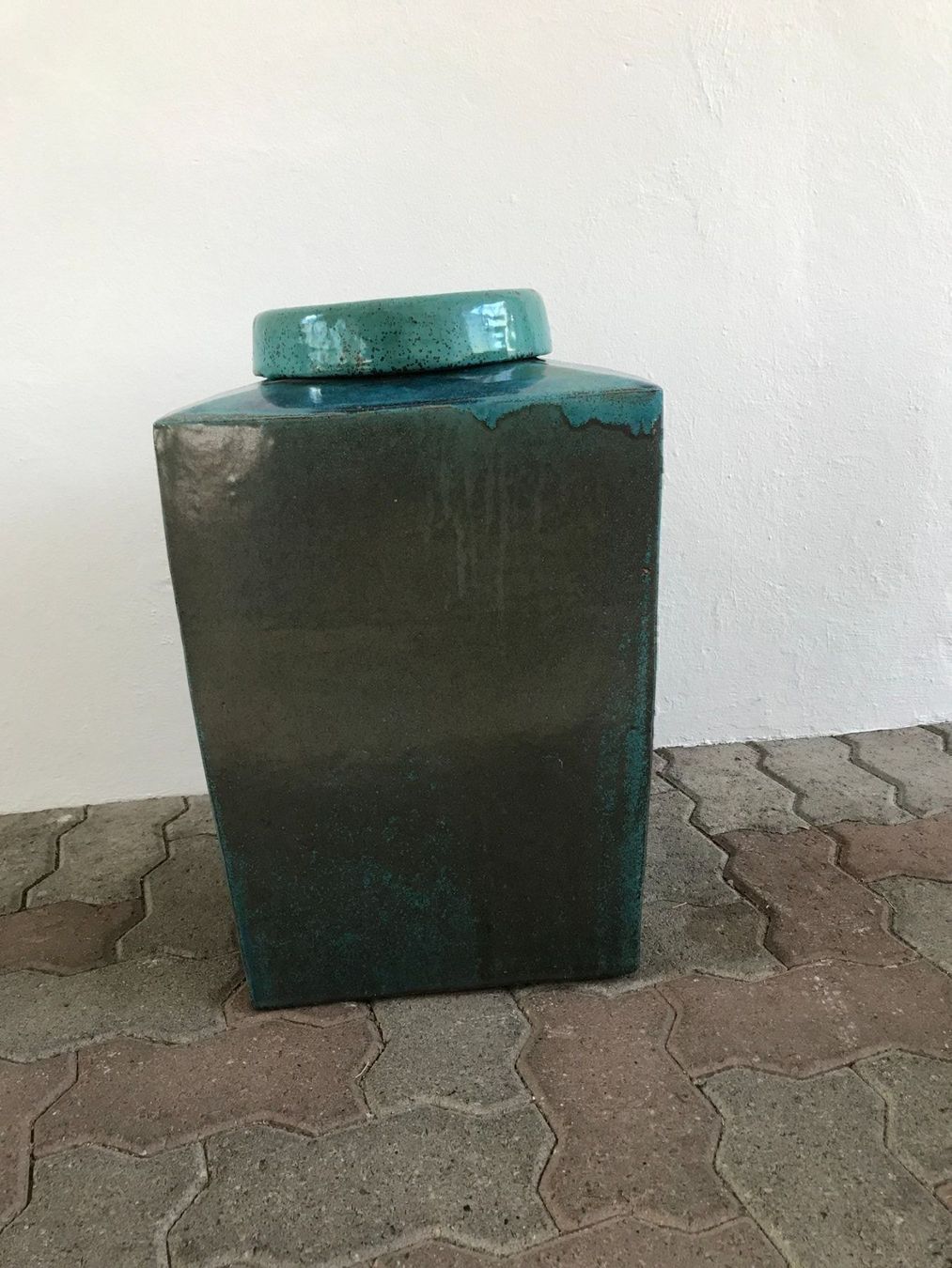 Vase & Récipients: grosse Keramik Deckel-Dose – D'occasion à Wetzikon ZH par seli03 5